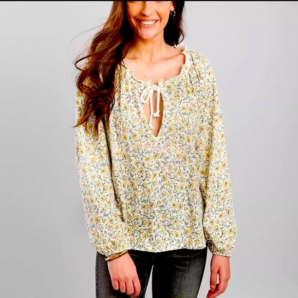 Billabong peasant top flowy and comfy Get Together - Picture 1 of 7